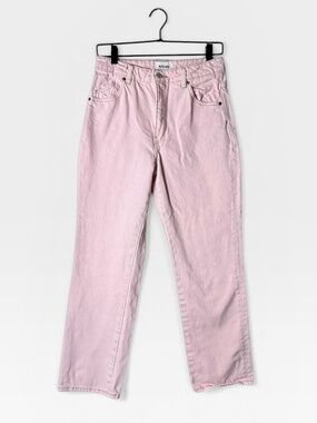 Rolla's Original High Rise Straight Stretch Jeans in Pink Size 28 (I)